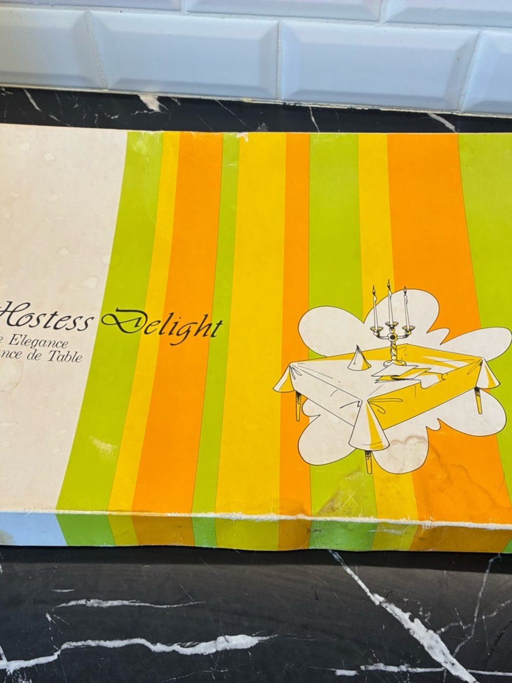 Vintage 1970s Hostess Delight Table Set – Placemats & Napkins – New in Box